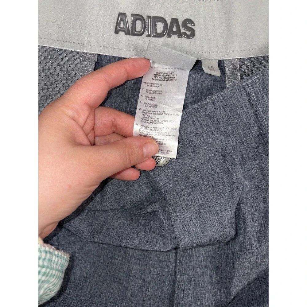 mens adidas performance shorts 40 dark gray 10in‎ Golf